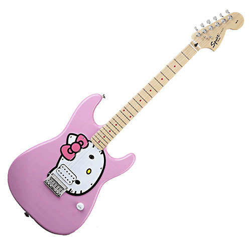 Here are a few fun and cute Hello Kitty stuff we would like to have: COOL GUITAR!
