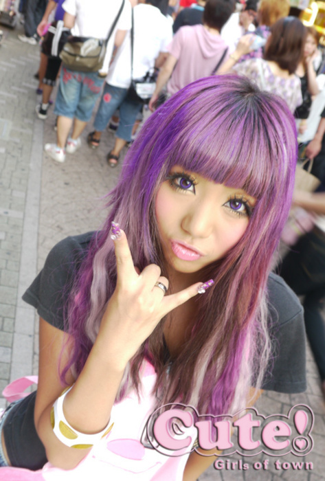 Purple hair trend
